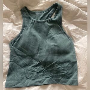 Lululemon Ebb To Street Racerback Tank Tidewater Teal Size 4